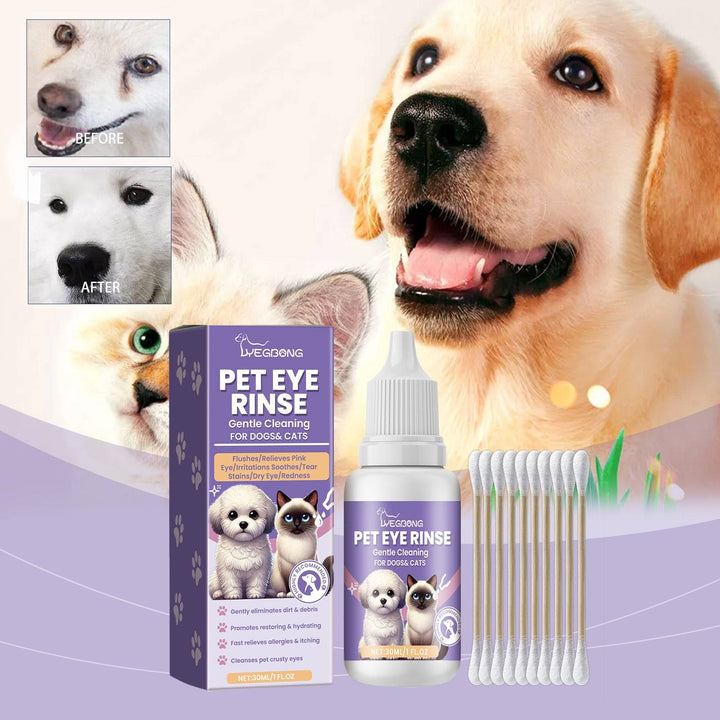 KOLUSE Pet Eye Rinse Eye Wash Solution