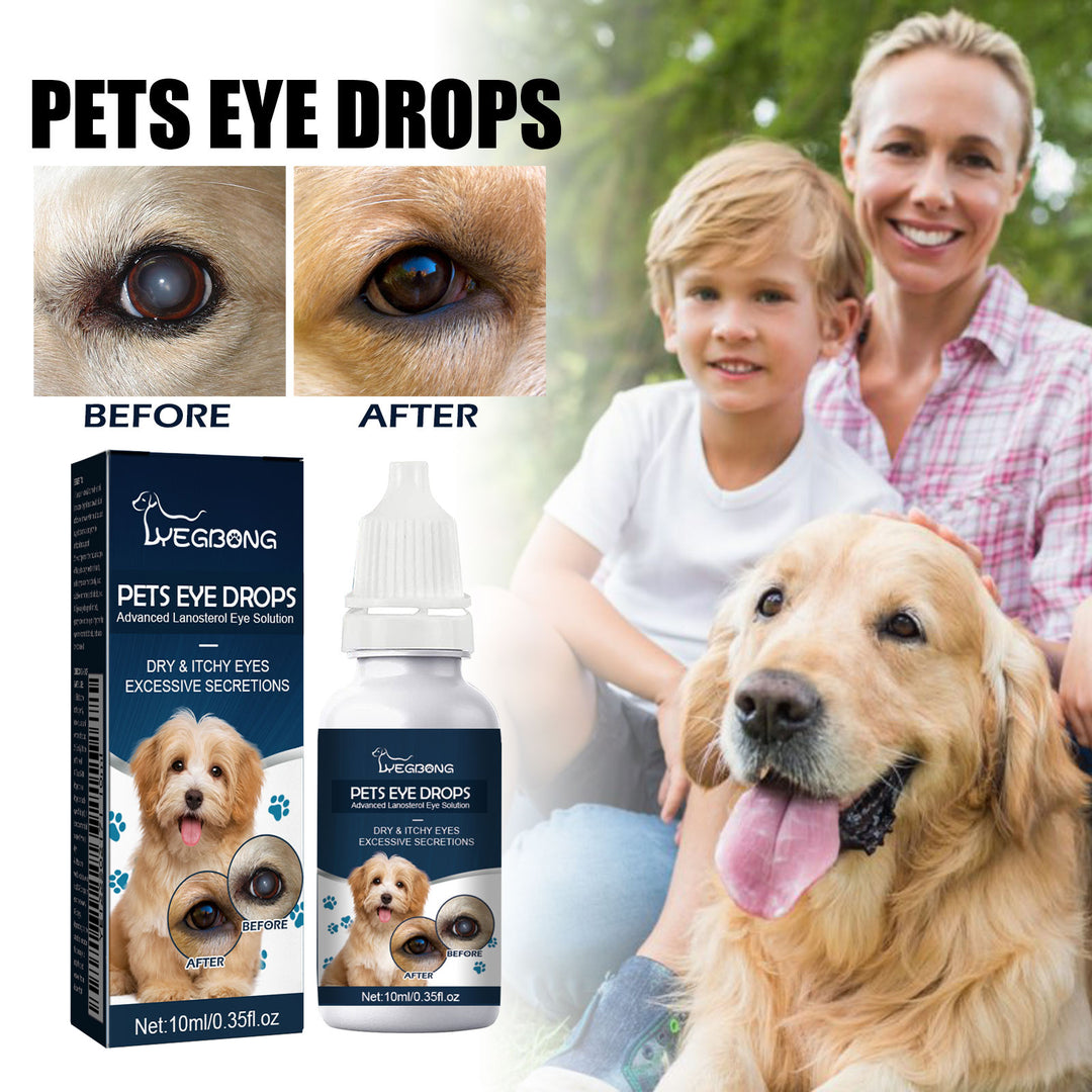 KOLUSE 10ML.0.35FL.OZ Pets Eye Drops Dry & Itchy Eyes Excessive Secretions