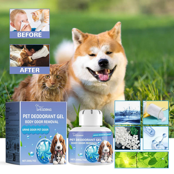 KOLUSE Pet Deodorant Gel Air Fresh Odor Removal