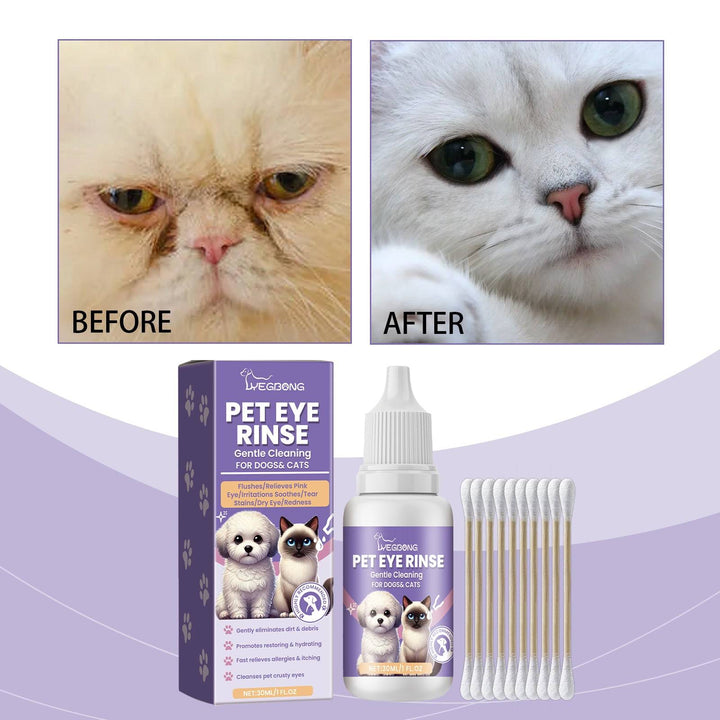 KOLUSE Pet Eye Rinse Eye Wash Solution