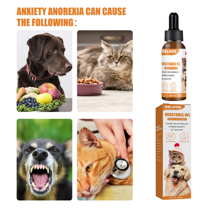 KOLUSE 30L/FL.OZ Cat And Dog Anxiety Anorexia Constitution Essential Oil